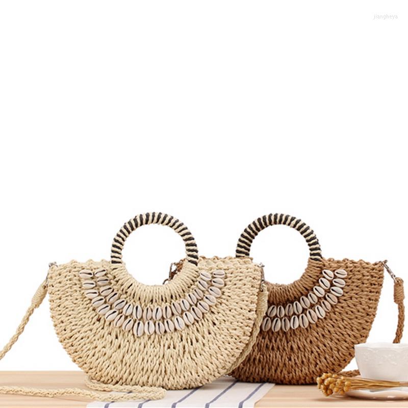 Evening Bags 2022 Women Simple Semicircle Handbag Straw Woven Messenger Bag Lady Natural Shell Tote Holiday Crossbody Girl Travel, White
Evening Bags 2022 Women Simple Semicircle Handbag Straw Woven Messenger Bag Lady Natural Shell Tote Holiday Crossbody Girl Travel, White