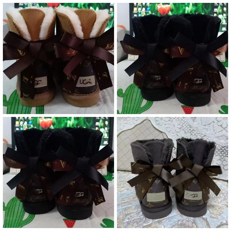 High quality Aus L bow U short women snow boots Soft comfortable Sheepskin keep warm plush boots with card dustbag beautiful gifts 5062G Size 35-44 19HQ#
High quality Aus L bow U short women snow boots Soft comfortable Sheepskin keep warm plush boots with card dustbag beautiful gifts 5062G Size 35-44 19HQ#