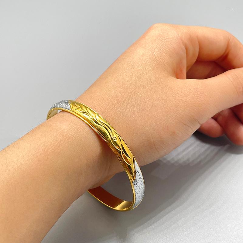 Bangle 1pcs Fashion Ethiopian Women Girl Gifts Dubai Gold Color Bride Wedding African Arab Middle East Birthday Jewelry Gift
Bangle 1pcs Fashion Ethiopian Women Girl Gifts Dubai Gold Color Bride Wedding African Arab Middle East Birthday Jewelry Gift