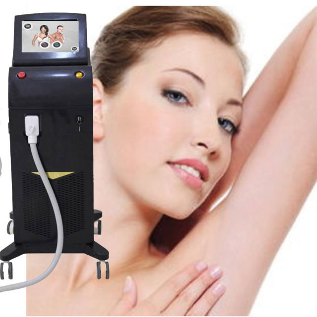 CE approved professnal laser diode 808 vertical diode hair removal 755/808/1064nm 1200W suitable for all colours of skin 2023