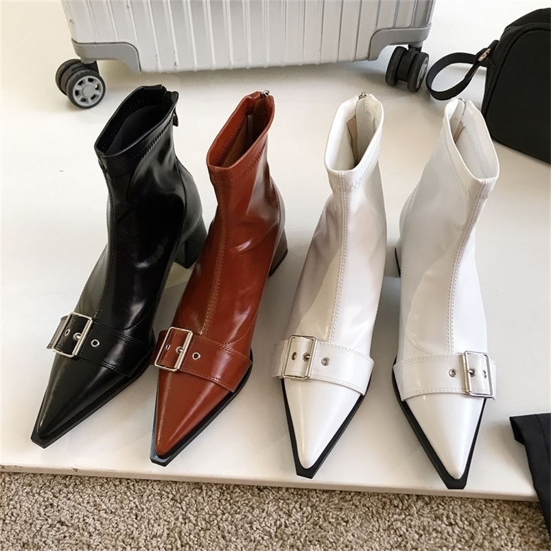 Boots Winter Square Low Heel Women Ankle Boot Pointed Toe Zipper Ladies Casual Short Shoes Soft Leather Martin 221006, Black
Boots Winter Square Low Heel Women Ankle Boot Pointed Toe Zipper Ladies Casual Short Shoes Soft Leather Martin 221006, Black