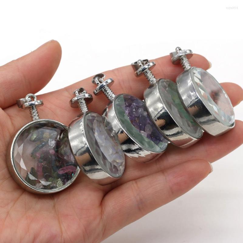 Charms Natural Stone Pendants Gold Sand Amethysts Moonlight Round For Jewelry Making DIY Fit Necklaces Earring Size 30x42mm
Charms Natural Stone Pendants Gold Sand Amethysts Moonlight Round For Jewelry Making DIY Fit Necklaces Earring Size 30x42mm