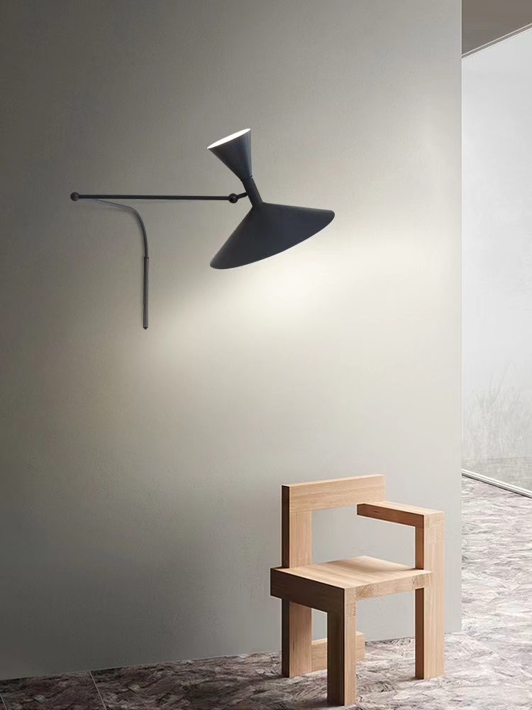 American Craftsman Iron Wall Lamp with Rustic Charm Suitable for Multiple Interior Settings
