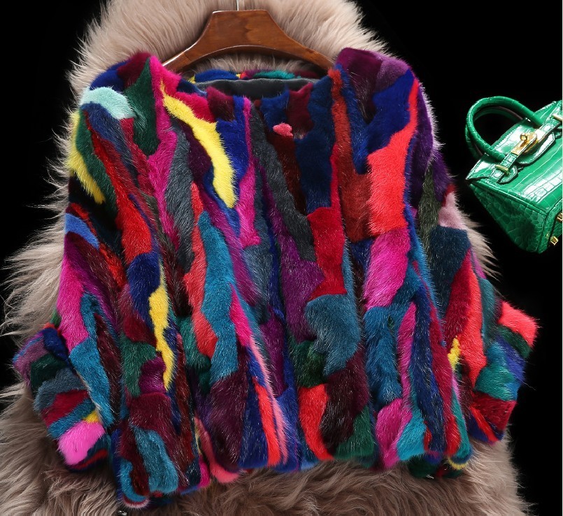 Women's Fur Faux Genuine real natural mink fur coat women's fashion multi color colorfull batwing sleeve shawl 221006, Beige
Women's Fur Faux Genuine real natural mink fur coat women's fashion multi color colorfull batwing sleeve shawl 221006, Beige