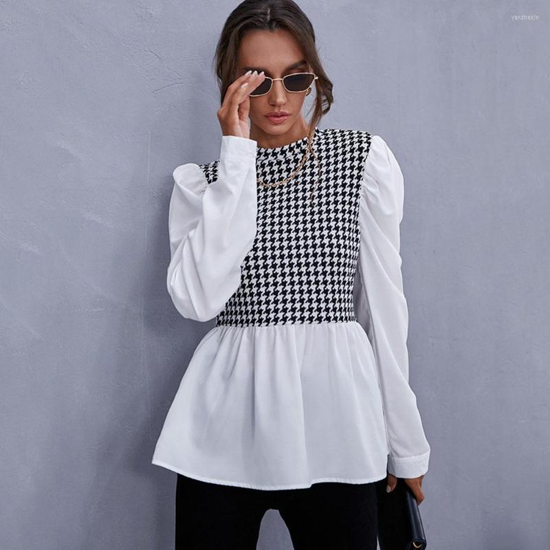 Women' Sweaters 2022 Women' Autumn Pullover Shirt Fashion Casual O Neck Stitching Plaid Temperament Woman' All-match Long Sleeved, White
Women' Sweaters 2022 Women' Autumn Pullover Shirt Fashion Casual O Neck Stitching Plaid Temperament Woman' All-match Long Sleeved, White