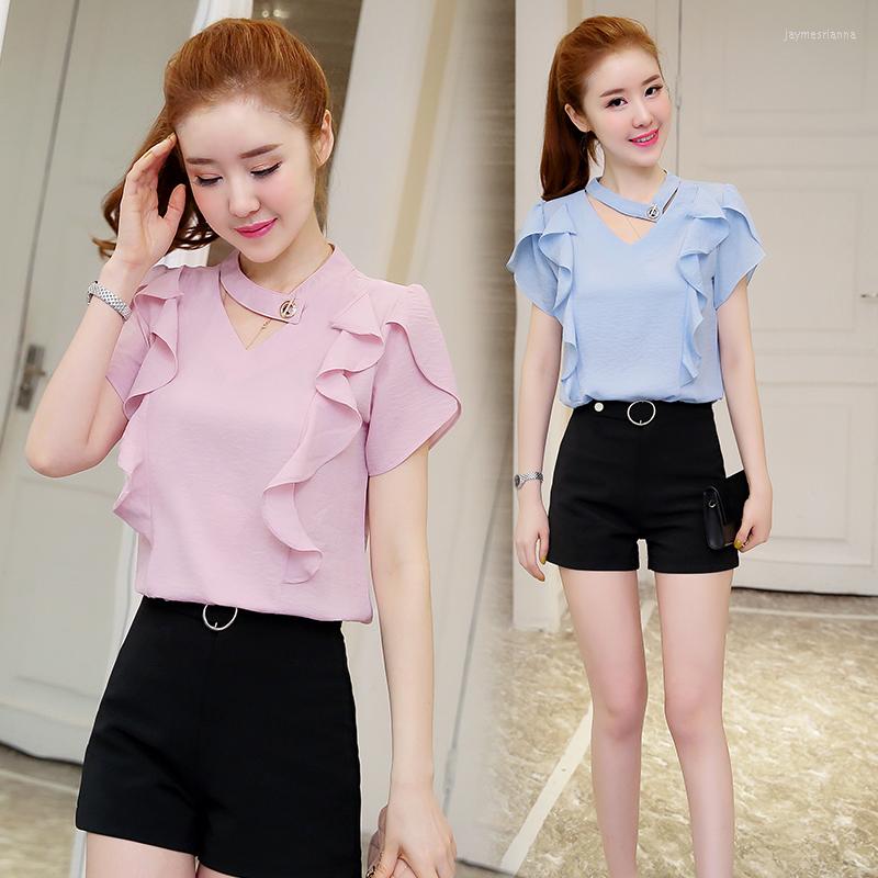 Women' Tracksuits Youth Clothing 2022 Summer Chiffon Suit Female Leisure 2 Piece Shorts Set Women Fashion Tops And Trend 1446, Yellow
Women' Tracksuits Youth Clothing 2022 Summer Chiffon Suit Female Leisure 2 Piece Shorts Set Women Fashion Tops And Trend 1446, Yellow