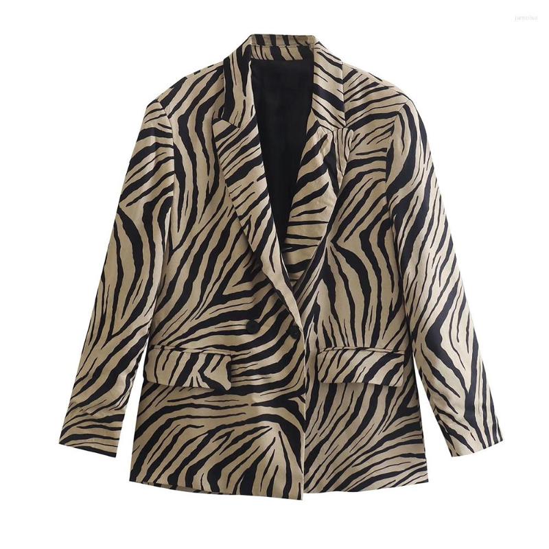 Women's Suits 2022 Fashion Women Jacket Double Breasted Animal PrintBlazer Coat Vintage Long Sleeve Pockets Female Outerwear Chic Pants, Beige
Women's Suits 2022 Fashion Women Jacket Double Breasted Animal PrintBlazer Coat Vintage Long Sleeve Pockets Female Outerwear Chic Pants, Beige