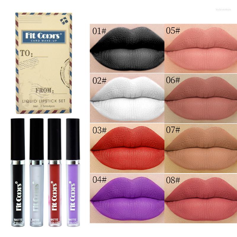 Lip Gloss 4pc Lipsticks Set Halloween Lipgloss Black White Matte Tint Waterproof Non-stick Cup Liquid Lipstick Lips Makeup, 02 nude
Lip Gloss 4pc Lipsticks Set Halloween Lipgloss Black White Matte Tint Waterproof Non-stick Cup Liquid Lipstick Lips Makeup, 02 nude