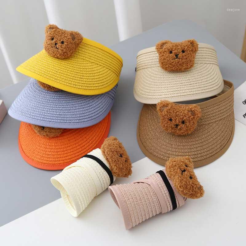 Hats 2022 Kids Straw Summer Cute Cartoon Bear Hat Children Baseball Sun Visor Baby Girl Wide Brim Beach
Hats 2022 Kids Straw Summer Cute Cartoon Bear Hat Children Baseball Sun Visor Baby Girl Wide Brim Beach