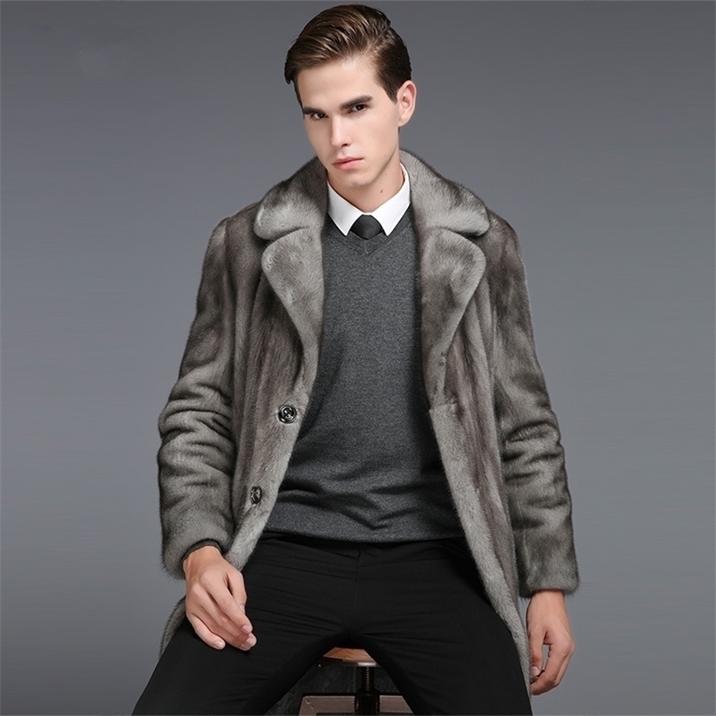 Mens Fur Faux Coat Luxury Mink Plus Size Winter Jacket Long Parka Men Whole Imitation Hair 2201006, Gray
Mens Fur Faux Coat Luxury Mink Plus Size Winter Jacket Long Parka Men Whole Imitation Hair 2201006, Gray