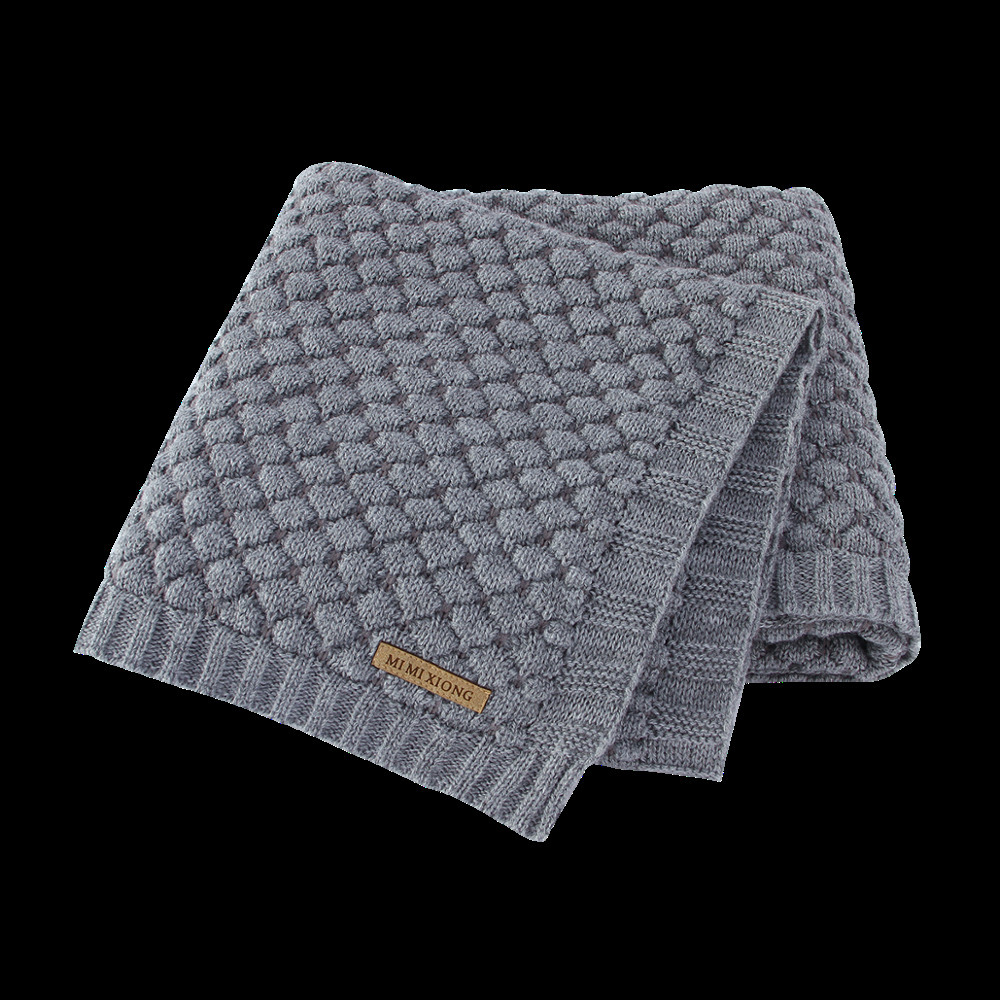Sleeping Bags Baby Blankets 100x80cm Knitted born Boys Girls Swaddle Wrap Blanket Infant Kids Stroller Bedding Basket Quilt Child Accessory 221007