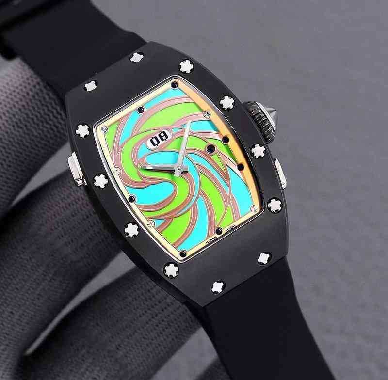 Richa Milles Business Leisure Rm037 Fully Automatic Mechanical Watch Ceramic Case Tape Women's QGCS FM10 OWR6, Black
Richa Milles Business Leisure Rm037 Fully Automatic Mechanical Watch Ceramic Case Tape Women's QGCS FM10 OWR6, Black