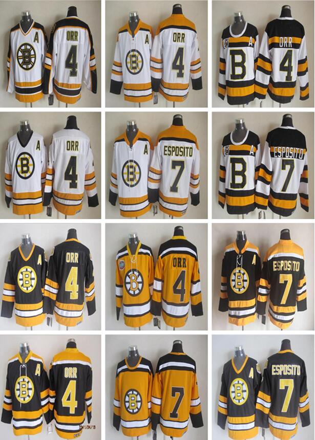 Hockey Vintage Boston cheap Bruins Jersey 4 Orr 7 Espositol CCM Hockey Jerseys High Quality All Stitched, #4 orr yellow 2
Hockey Vintage Boston cheap Bruins Jersey 4 Orr 7 Espositol CCM Hockey Jerseys High Quality All Stitched, #4 orr yellow 2