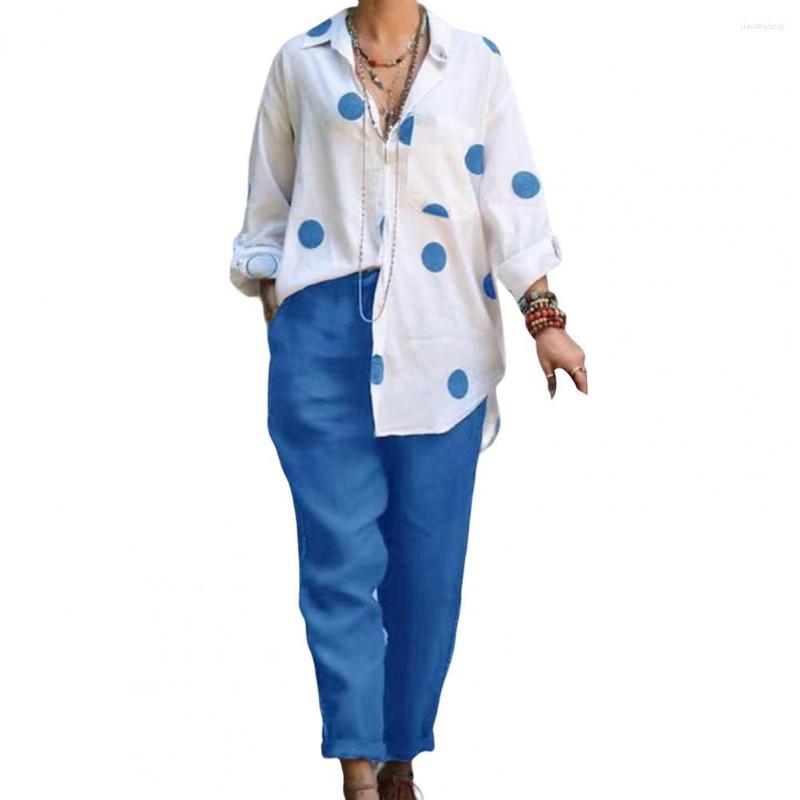 Women' Two Piece Pants 2 Pcs/Set Trendy Stretchy Waist Women Outfit Set Blouse Trousers Suit Casual Loose, Black
Women' Two Piece Pants 2 Pcs/Set Trendy Stretchy Waist Women Outfit Set Blouse Trousers Suit Casual Loose, Black