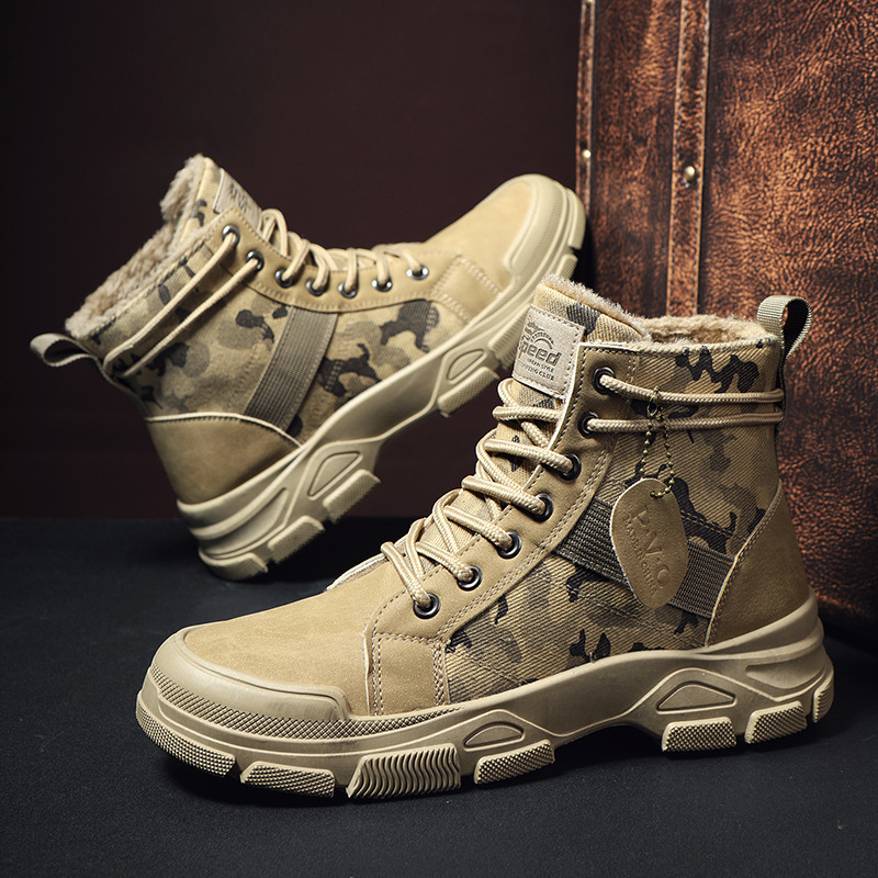 Boots Designer Shoes for Men Camouflage Ankle Boots Platform Boots Black Safety Tactical Shoe Luxury Brand High Quality Bota Masculina 221008, Rosy red
Boots Designer Shoes for Men Camouflage Ankle Boots Platform Boots Black Safety Tactical Shoe Luxury Brand High Quality Bota Masculina 221008, Rosy red