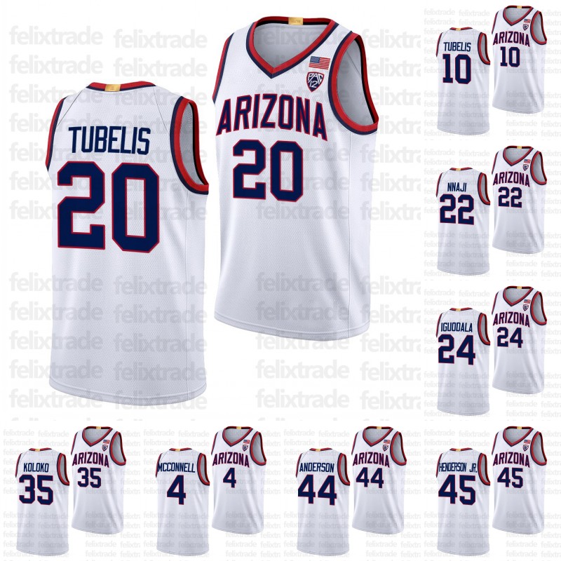 Arizona Wildcats 2022-23 College Basketball Jersey Bennedict Mathurin T.J. McConnell Azuolas Tubelis Mike Bibby Aaron Gordon Oumar Ballo Deandre Ayton Steve Kerr, 22 zeke nnaji
Arizona Wildcats 2022-23 College Basketball Jersey Bennedict Mathurin T.J. McConnell Azuolas Tubelis Mike Bibby Aaron Gordon Oumar Ballo Deandre Ayton Steve Kerr, 22 zeke nnaji