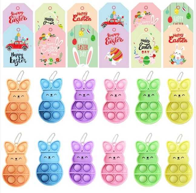 Fidget Toys Sensory Easter Bunny Silicone Push Bubble Anti Stress Educational With Packaging and Cards Decompression Toy Gift Surprise 2022
Fidget Toys Sensory Easter Bunny Silicone Push Bubble Anti Stress Educational With Packaging and Cards Decompression Toy Gift Surprise 2022