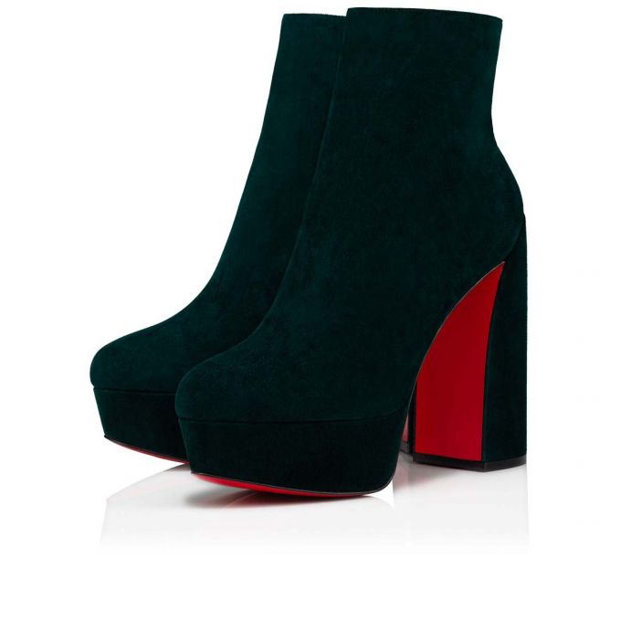 Women ankle boot wedding party supper heel reds sole shoes Movida Booty 130mm black green suede platform pumps round toe short boots 35-43
Women ankle boot wedding party supper heel reds sole shoes Movida Booty 130mm black green suede platform pumps round toe short boots 35-43