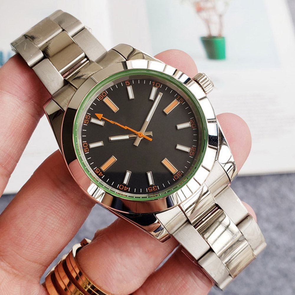 Mens Watch Automatic Mechanical Watches Fashion Business Wristwatches 40mm Montre de Luxe Stainless Steel Case Waterproof Wristwatch, Color
Mens Watch Automatic Mechanical Watches Fashion Business Wristwatches 40mm Montre de Luxe Stainless Steel Case Waterproof Wristwatch, Color