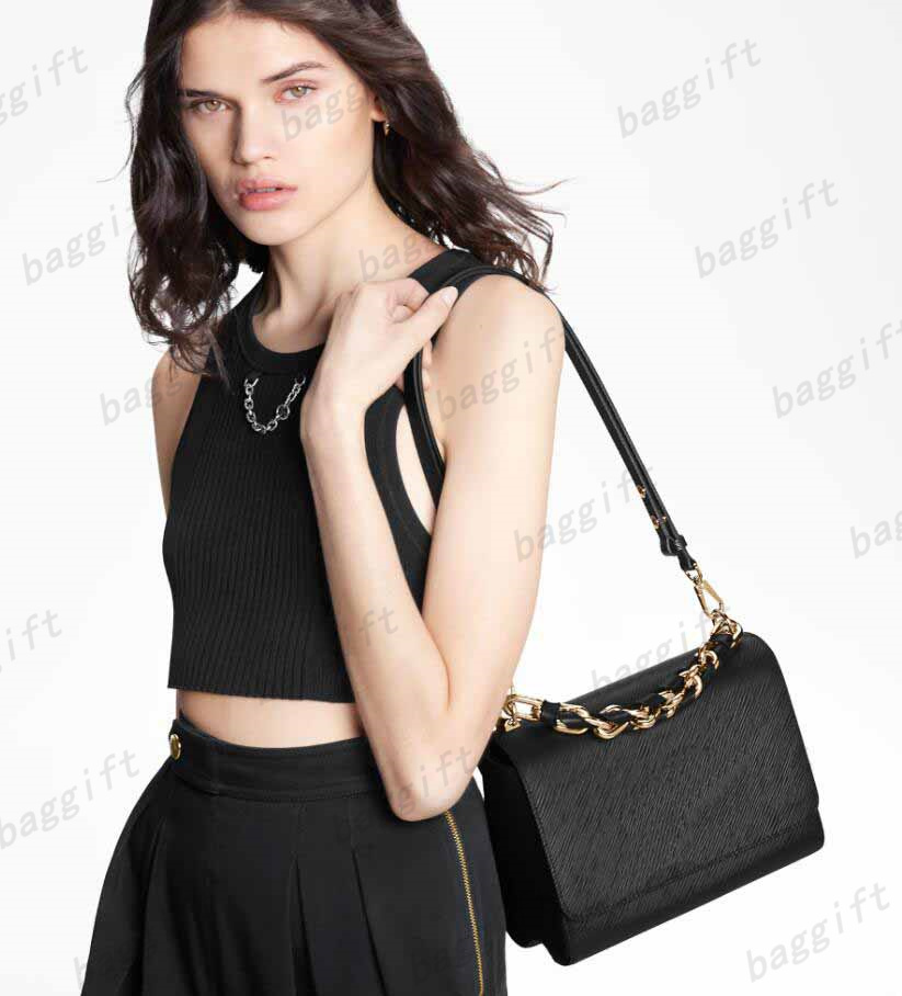 Twist MM bag Water Epi nappa totes Women Fornasetti Designer Italy Metallic Twist-Lock saling Handbag wave chain Cross body Shoulder flaps M21772 M59029 M59031, Customized;leave a message
Twist MM bag Water Epi nappa totes Women Fornasetti Designer Italy Metallic Twist-Lock saling Handbag wave chain Cross body Shoulder flaps M21772 M59029 M59031, Customized;leave a message
