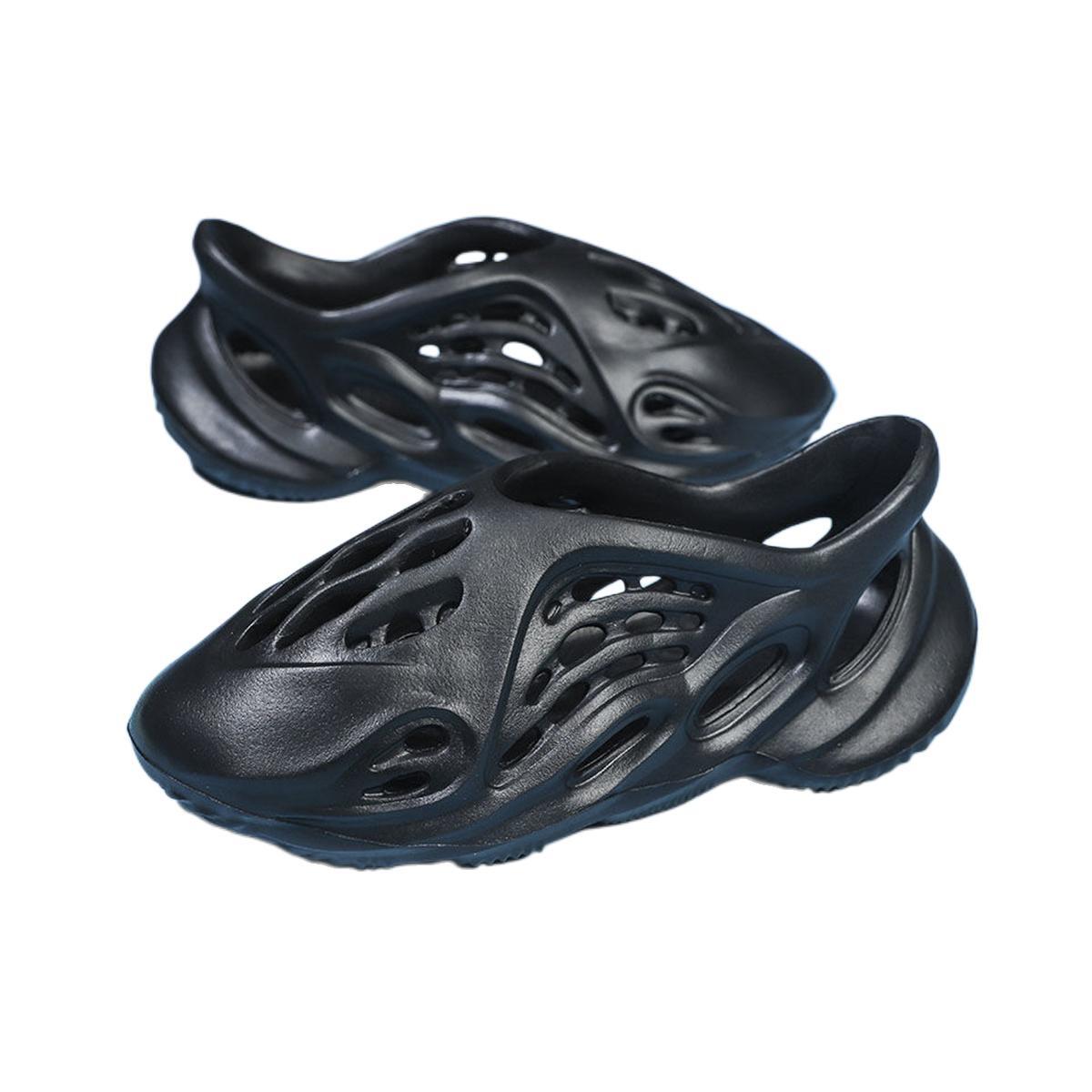 

Slippers EVA for men woman Comfortable Sandals Glow Green Soot Onyx Black Bone Resin Desert Sand Pure foam slides mens slide, Box