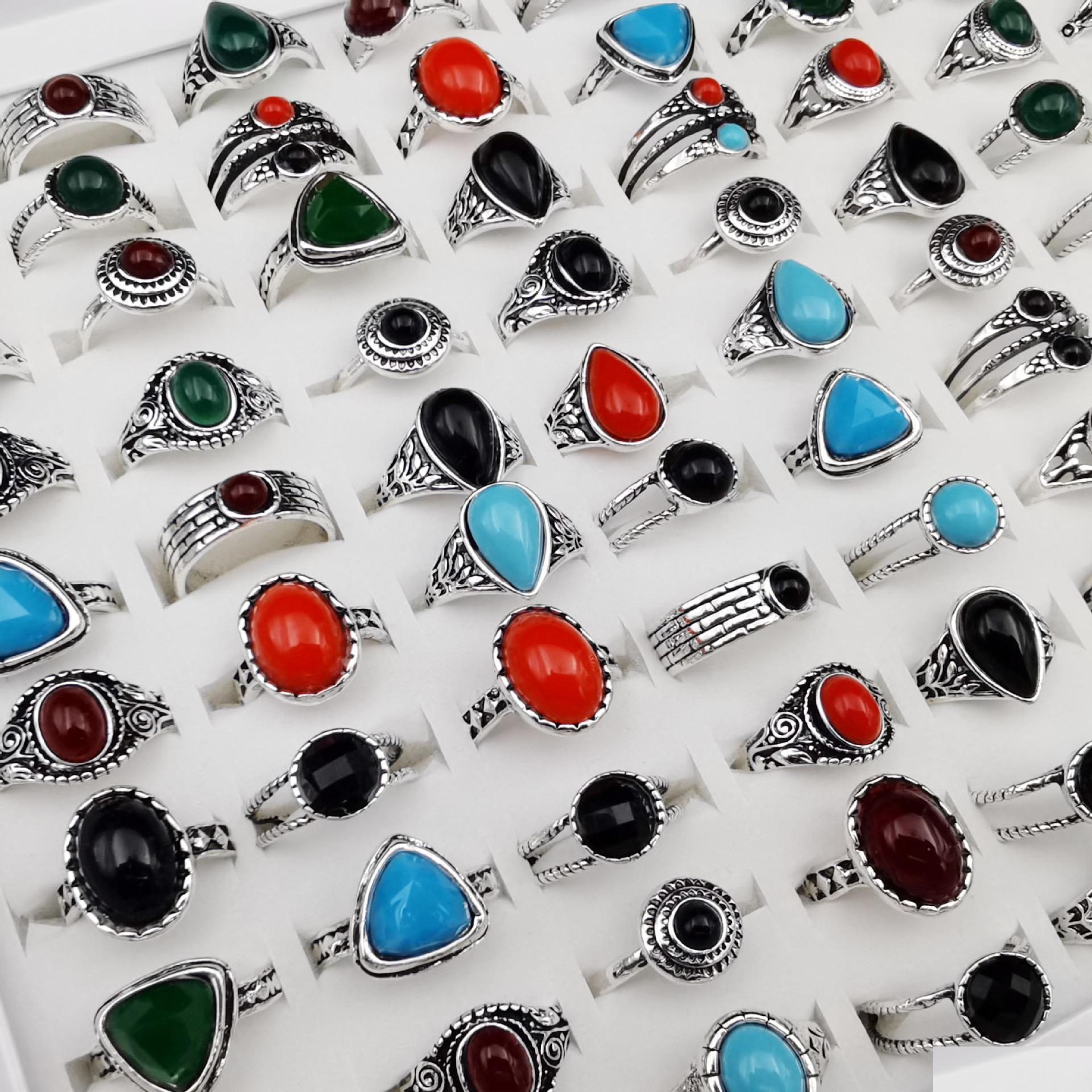 Band Rings 50Pcs/Lot Antique Carved Gemstone Rings Classic Sapphire Ruby For Women Men Bohemian Luxury Retro Gift Party Dro Bdegarden Dhudq
Band Rings 50Pcs/Lot Antique Carved Gemstone Rings Classic Sapphire Ruby For Women Men Bohemian Luxury Retro Gift Party Dro Bdegarden Dhudq