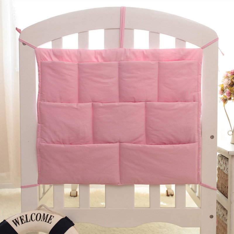 Bed Rails Cartoon Rooms Nursery Hanging Storage Bag Baby Cot Crib Organizer Toy Diaper Pocket for born ding Set 50x60 cm 221007