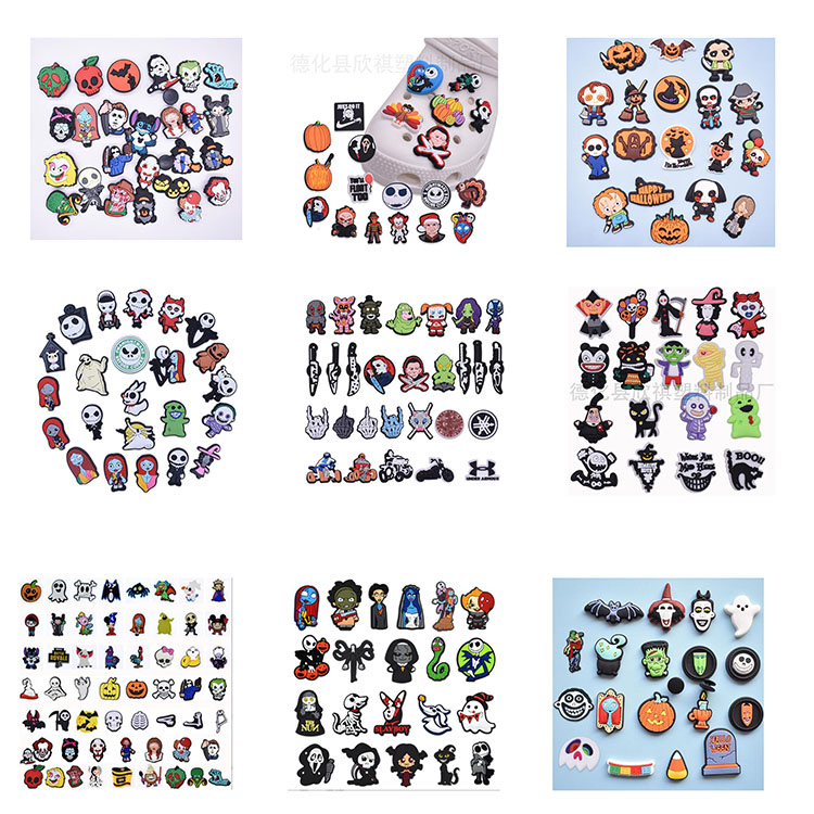 moq 100pcs croc charms shoe soft shoecharms buckle horror movie fashion accessories decoration charm pvc charm ornament gift
moq 100pcs croc charms shoe soft shoecharms buckle horror movie fashion accessories decoration charm pvc charm ornament gift