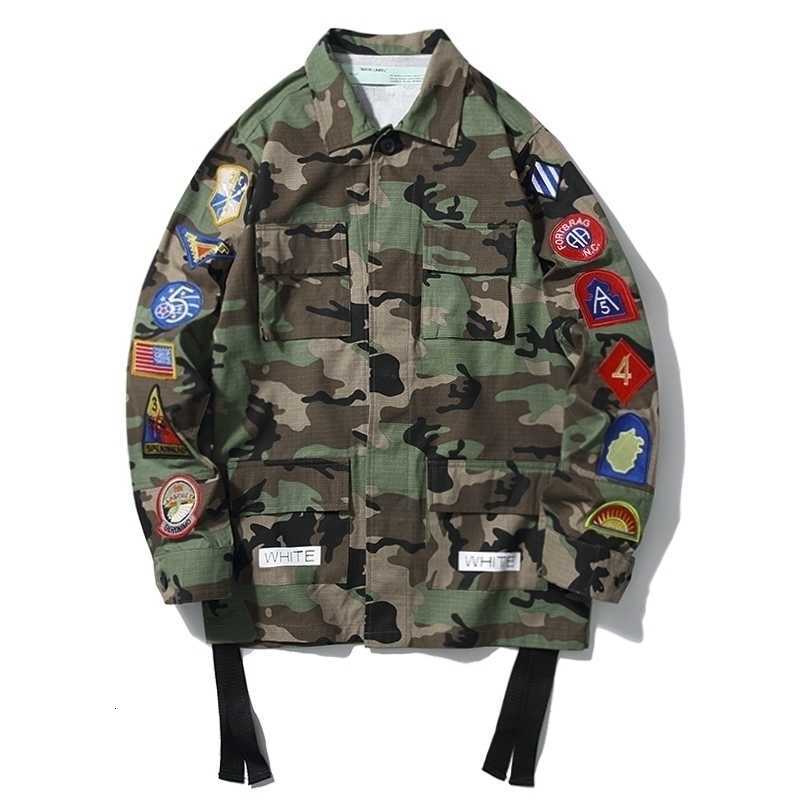 Men Fashion Jacket Luxury Designer Graffiti HIp Hop Row Clothes Camouflage Embroidery Medal Tooling Women Coat Off 20SS Ow 201130, A2
Men Fashion Jacket Luxury Designer Graffiti HIp Hop Row Clothes Camouflage Embroidery Medal Tooling Women Coat Off 20SS Ow 201130, A2