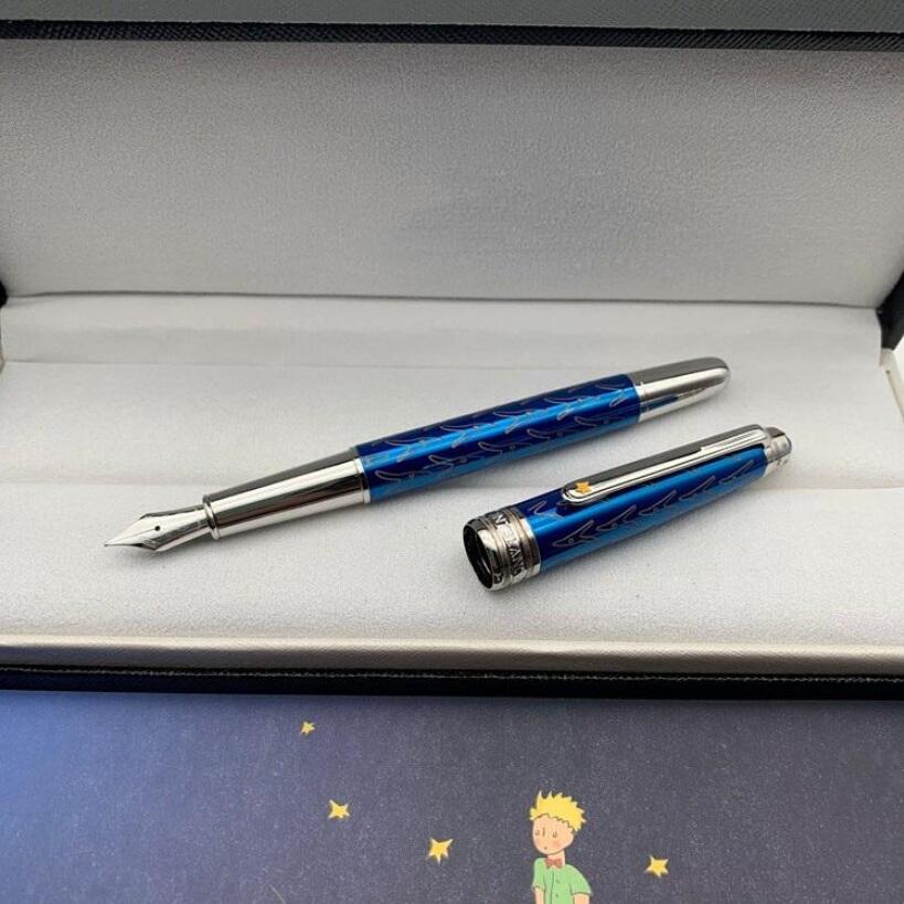 Promotion petit prince blue and Silver Ballpoint pen / Roller ball pens Exquisite office stationery 0.7mm ink pens For Christmas Gift No Box, As shown
Promotion petit prince blue and Silver Ballpoint pen / Roller ball pens Exquisite office stationery 0.7mm ink pens For Christmas Gift No Box, As shown