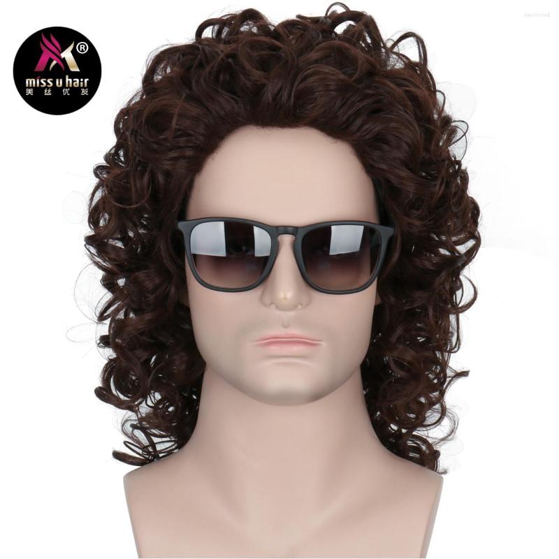 Synthetic Wigs Miss U Hair Unisex 70s 80s Long Afro Curly Rocker Mullet Wig Men Black Punk Gothic Cosplay Halloween Party, Picture shown
Synthetic Wigs Miss U Hair Unisex 70s 80s Long Afro Curly Rocker Mullet Wig Men Black Punk Gothic Cosplay Halloween Party, Picture shown