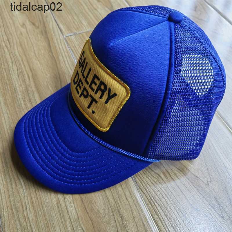 American fashion brand Galleryes dept letter sticker baseball cap sun visor duck tongue curved brim caps men and women, Blue
American fashion brand Galleryes dept letter sticker baseball cap sun visor duck tongue curved brim caps men and women, Blue