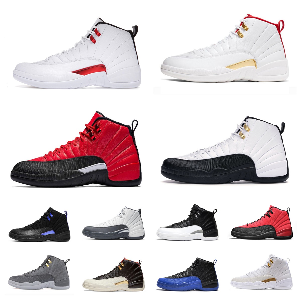 Designer Retro Men Basketball Shoes 12s Stealth Playoffs Royalty Black Taxi Utility Indigo Reverse Flu Game Reverse Concord 12 Mens Trainer Outdoor Sports Sneakers, Bubble package bag
Designer Retro Men Basketball Shoes 12s Stealth Playoffs Royalty Black Taxi Utility Indigo Reverse Flu Game Reverse Concord 12 Mens Trainer Outdoor Sports Sneakers, Bubble package bag