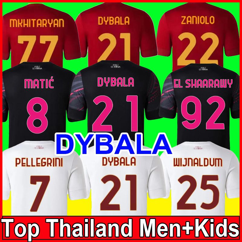 22 23 DYBALA ABRAHAM WIJNALDUM soccer jersey 2022 2023 ZANIOLO PELLEGRINI KLUIVERT SMALLING football shirt Men Kids kit uniforms maillot sets, 23 away
22 23 DYBALA ABRAHAM WIJNALDUM soccer jersey 2022 2023 ZANIOLO PELLEGRINI KLUIVERT SMALLING football shirt Men Kids kit uniforms maillot sets, 23 away