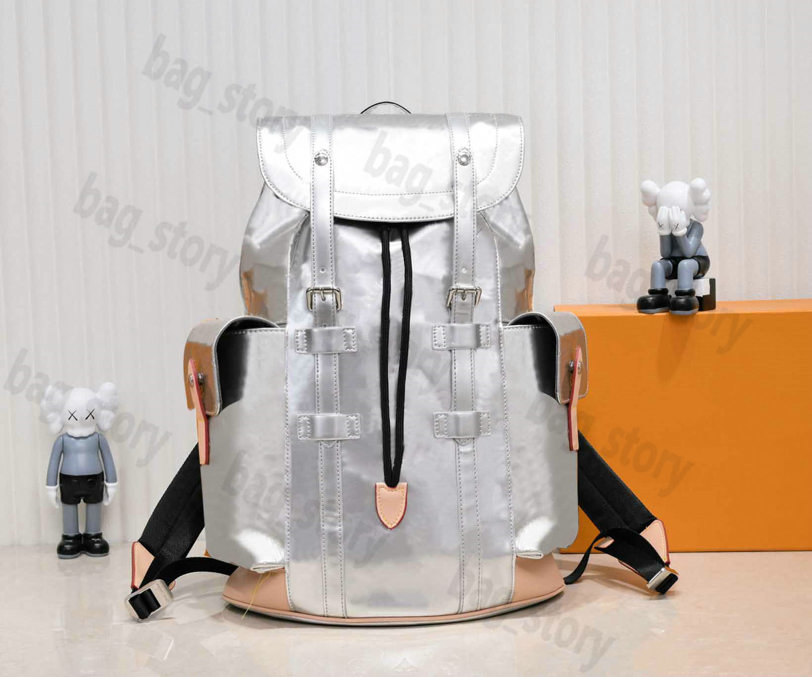 Designer Outdoor Bag Christopher MM Backpack Large Capacity Silver Backpacks Orange Letter Embossing Gradient Monograms Handbag Double Strap Shoulderbag M46338, Embossing gradient monos
Designer Outdoor Bag Christopher MM Backpack Large Capacity Silver Backpacks Orange Letter Embossing Gradient Monograms Handbag Double Strap Shoulderbag M46338, Embossing gradient monos