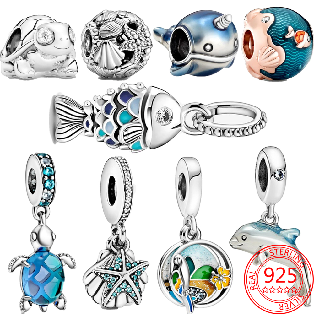 New Popular 925 Sterling Silver Blue Enamel Scale Fish Suspension Charm Brand Snake Bracelet DIY Summer Marine Bracelet Gift 1
New Popular 925 Sterling Silver Blue Enamel Scale Fish Suspension Charm Brand Snake Bracelet DIY Summer Marine Bracelet Gift 1