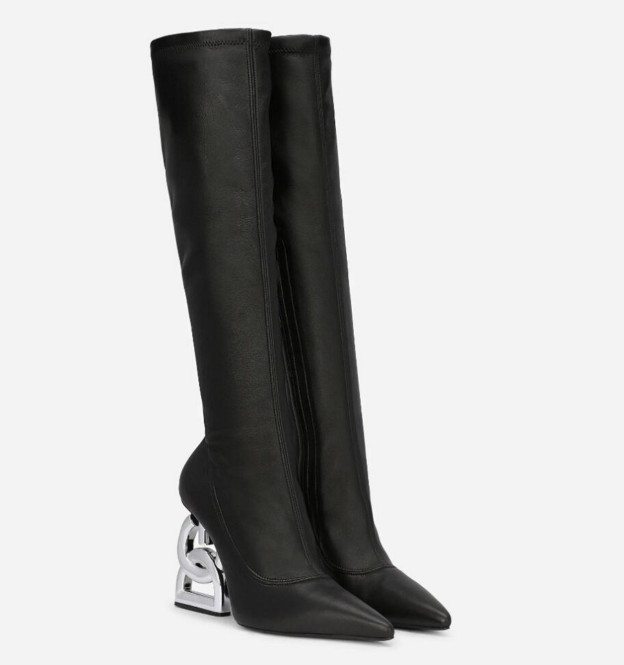 Winter Famous Keira Tall Boot Nappa-effect Fabric Women Boots Sculptural Heel Stretch Leather shape Heel Palladium-plated Carbon Zip Lady Pointed toe Booties EU35-43
Winter Famous Keira Tall Boot Nappa-effect Fabric Women Boots Sculptural Heel Stretch Leather shape Heel Palladium-plated Carbon Zip Lady Pointed toe Booties EU35-43