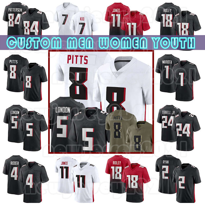 8 Kyle Pitts 5 Drake London 1 Marcus Mariota Football Jerseys Desmond Ridder A.J. Terrell Jr Younghoe Koo 18 Ridley Cordarrelle Patterson Julio Jones Deion Sanders, Custom mens (lie y)
8 Kyle Pitts 5 Drake London 1 Marcus Mariota Football Jerseys Desmond Ridder A.J. Terrell Jr Younghoe Koo 18 Ridley Cordarrelle Patterson Julio Jones Deion Sanders, Custom mens (lie y)