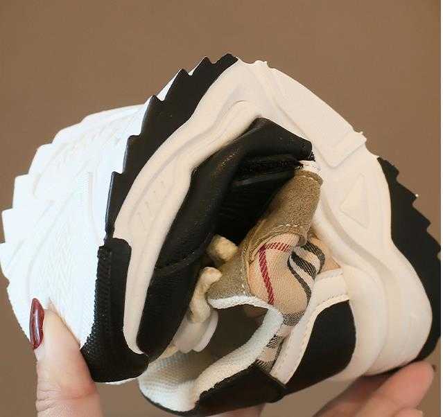 Shoes Toddler Girls Kids Boy Sneakers Plaid Breathable Children Tennis Fashion Little Baby Shoes