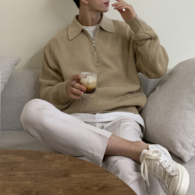 Men's Sweaters Korean Fashion Men Chic Luxury Pullover Tops Mens Autumn Winter Vintage Loose Long Sleeve Kintted Sweater Streetwear L221008, Black
Men's Sweaters Korean Fashion Men Chic Luxury Pullover Tops Mens Autumn Winter Vintage Loose Long Sleeve Kintted Sweater Streetwear L221008, Black