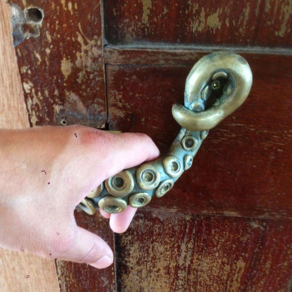 Handles Pulls Vintage Octopus Door Knob Animal Style Outdoor Hook Ancient Furniture Drawer Pull Hardware Bar Handle 221007