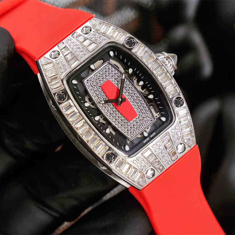 watches wristwatch Luxury richa milles designer Richard's fully automatic mechanical watch red lip diamond inlaid small and versatile fashio E5LK, Silver
watches wristwatch Luxury richa milles designer Richard's fully automatic mechanical watch red lip diamond inlaid small and versatile fashio E5LK, Silver