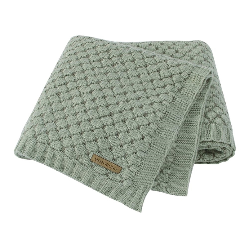 Sleeping Bags Baby Blankets 100x80cm Knitted born Boys Girls Swaddle Wrap Blanket Infant Kids Stroller Bedding Basket Quilt Child Accessory 221007