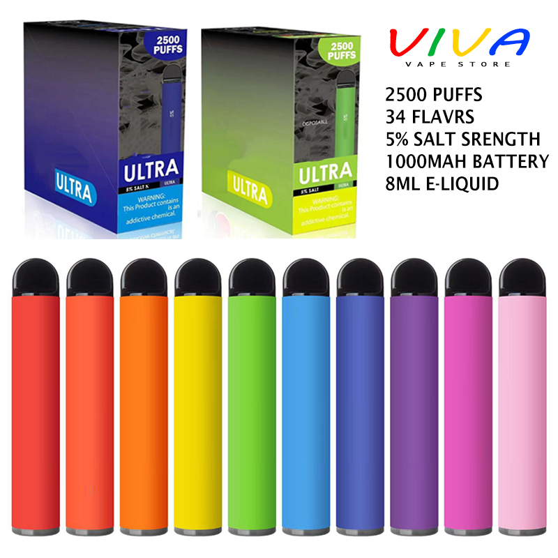 Fumed Ultra 2500 Puffs Disposable E Cigarette Kit Vape Pen 1000mAh 8ml Prefilled Pods Cartridges Vapors Electronic Cigarettes Bars Vapes, Mixed flavrs
Fumed Ultra 2500 Puffs Disposable E Cigarette Kit Vape Pen 1000mAh 8ml Prefilled Pods Cartridges Vapors Electronic Cigarettes Bars Vapes, Mixed flavrs
