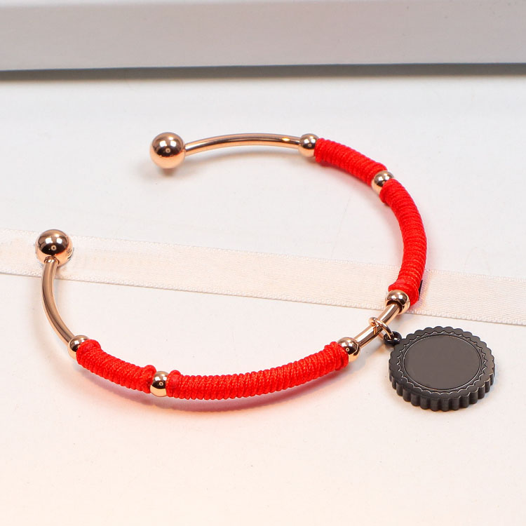 Luxury Fashion Brand Women Lover Bangle Handmade Rope Chain Bracelet Charm Titanium Stainless Steel Round pendant semicircle Bracelets
Luxury Fashion Brand Women Lover Bangle Handmade Rope Chain Bracelet Charm Titanium Stainless Steel Round pendant semicircle Bracelets