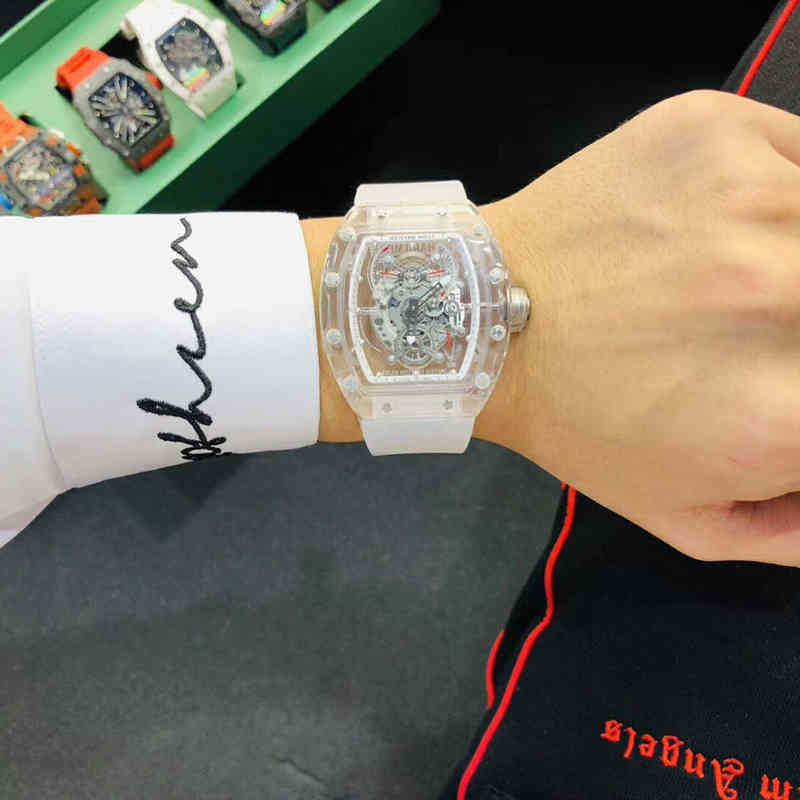 multi-function SUPERCLONE Watch designer Luxury mens Mechanics Rihca Milles Crystal Fully Transparent Glass Multifunctional Complex Perspect MK2B, Black
multi-function SUPERCLONE Watch designer Luxury mens Mechanics Rihca Milles Crystal Fully Transparent Glass Multifunctional Complex Perspect MK2B, Black