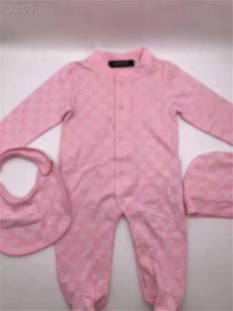 Boy 100%cotton Baby Rompers Girl Kids Designer 1 2 Years Newborn Summer Short Sleeves Jumpsuit Hat Bibs 3 Piece Set, 005
Boy 100%cotton Baby Rompers Girl Kids Designer 1 2 Years Newborn Summer Short Sleeves Jumpsuit Hat Bibs 3 Piece Set, 005