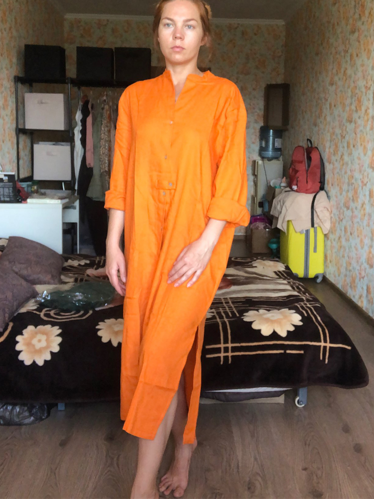 Casual Dresses KUMSVAG Summer Women Shirts Dress Solid Linen V-Neck Buttons Female Fashion Elegant Street Loose Vestidos 221007