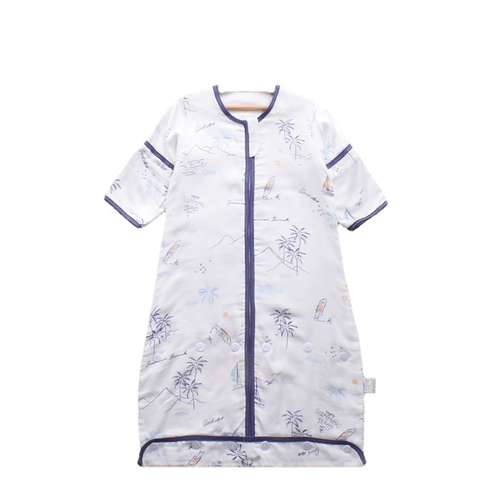 Sleeping Bags Bag For Children 1-5Years Removable Sleeves Anti-Kick Quilt 1Tog Boys Girls Baby Grown Blanket Gauze Envelope Sleepsack 221007