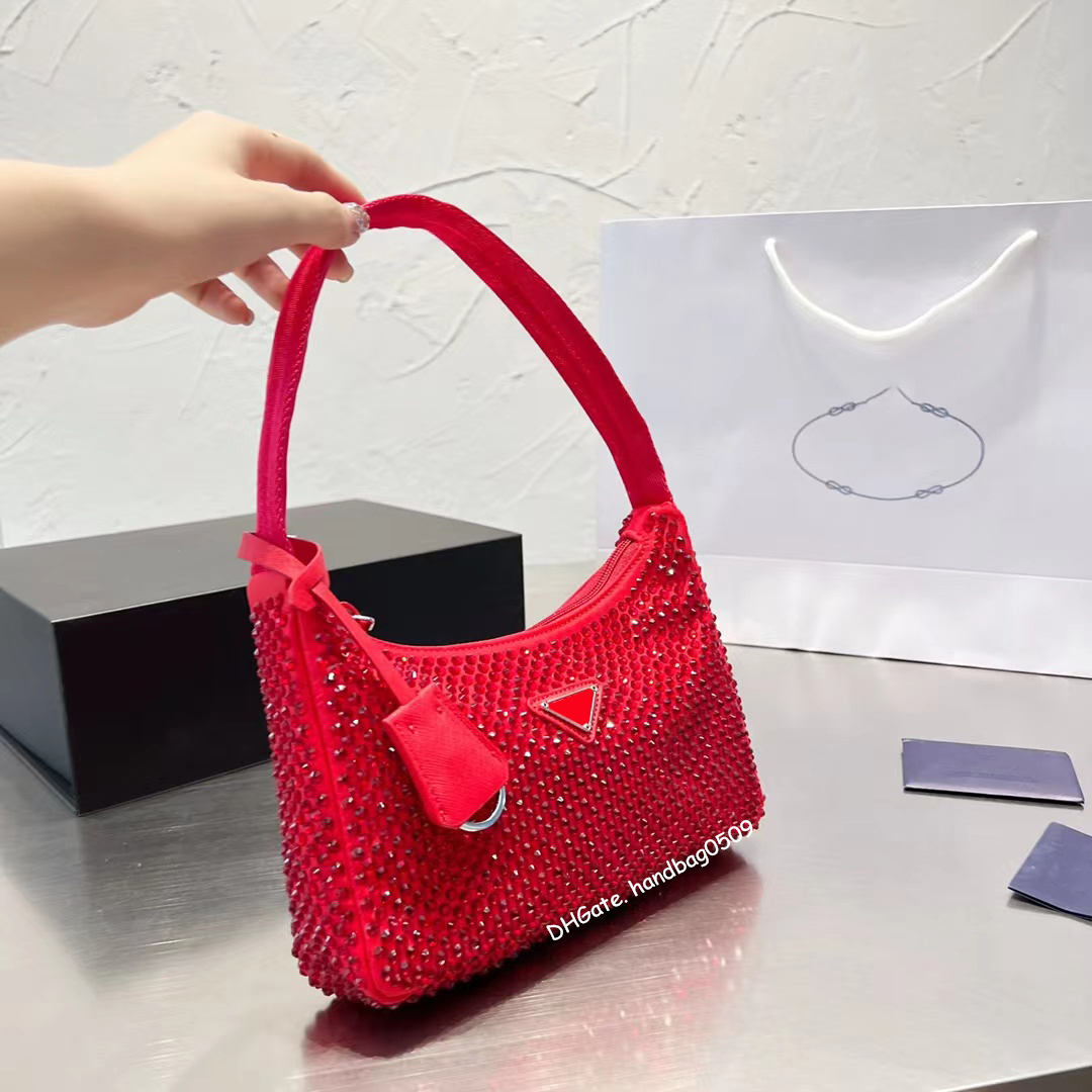 Diamonds Bag Handbag Ladies Shoulder Cross Body Bags Quality Fashion Letters zipper Manual Sticking Drill Nylon Material Half Moon bag Subaxillary handbags, White
Diamonds Bag Handbag Ladies Shoulder Cross Body Bags Quality Fashion Letters zipper Manual Sticking Drill Nylon Material Half Moon bag Subaxillary handbags, White